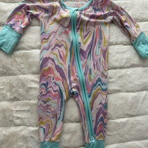 Little Sleepies Pastel Swirl Kids Footie